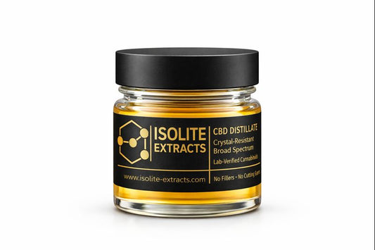 Kristallresistentes Breitspektrum CBD-Destillat